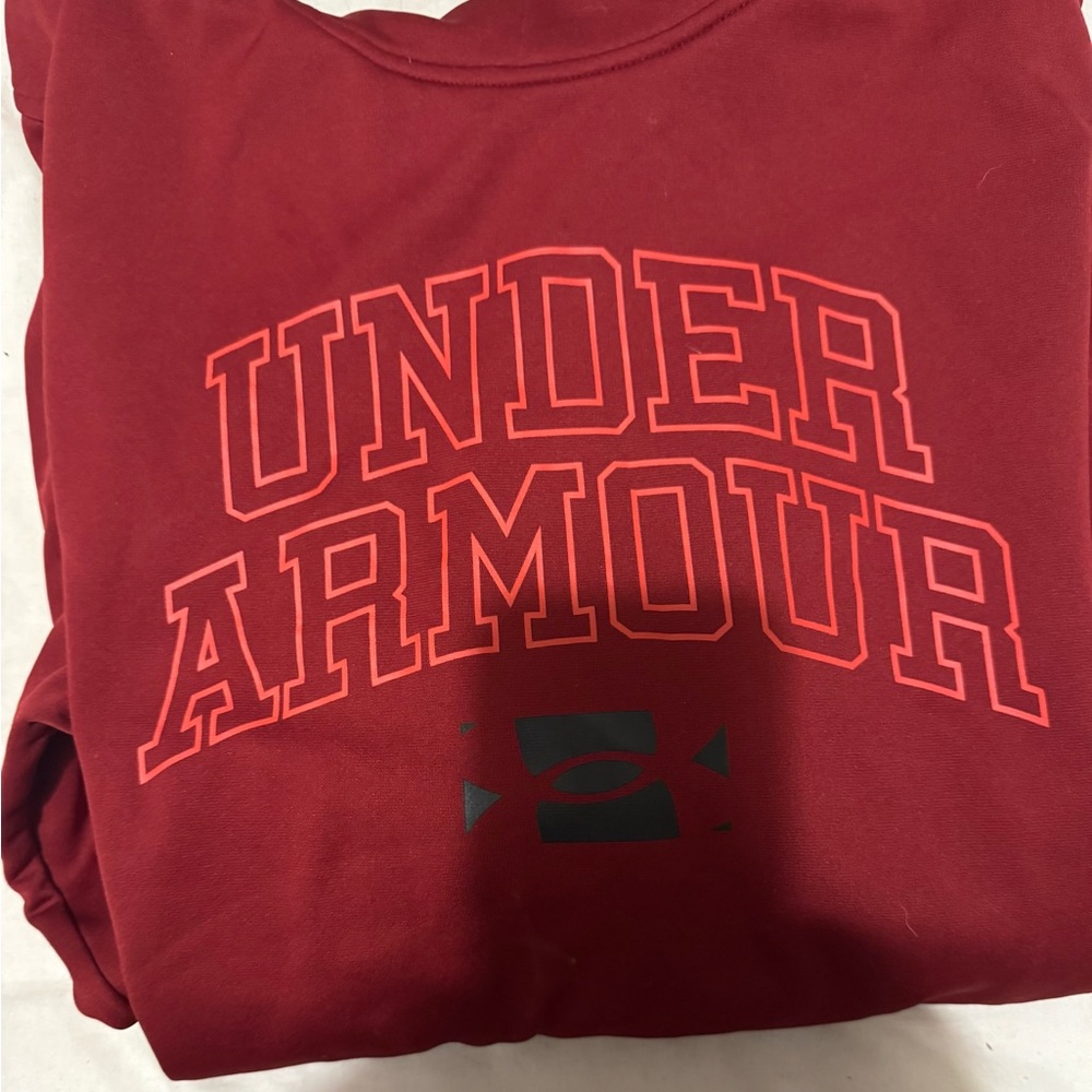 Under Armour Maroon Sweatshirt with Logo